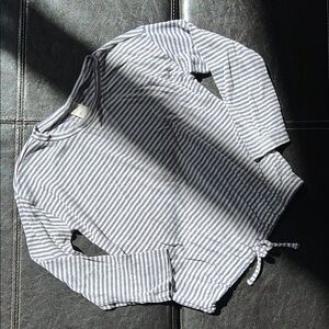 OshKosh B'gosh Blue and White Striped Sweater